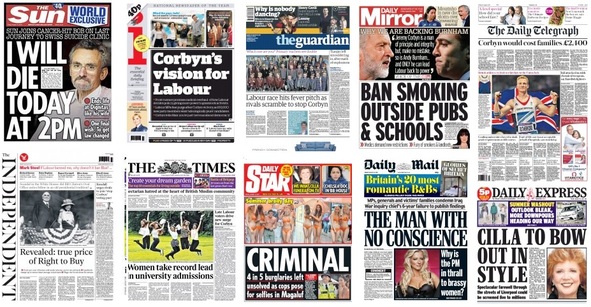 front pages 14-08-15