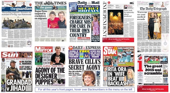 front pages 10-08-15