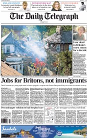 Telegraph Jobs for the Brits not migrants