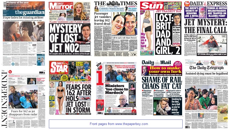 front pages 29-12-14