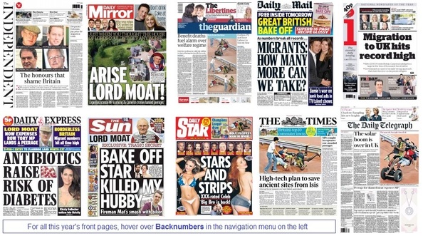 front pages 28-08-15