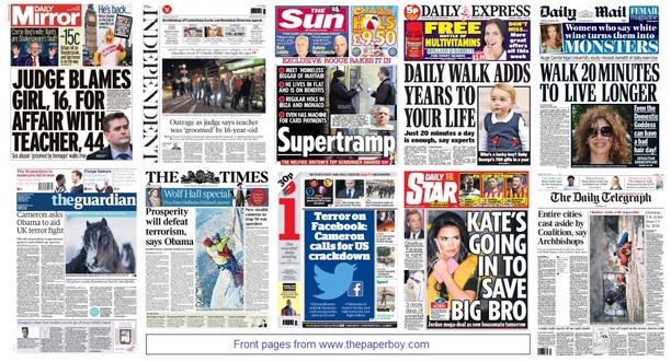 front pages 15-01-2015