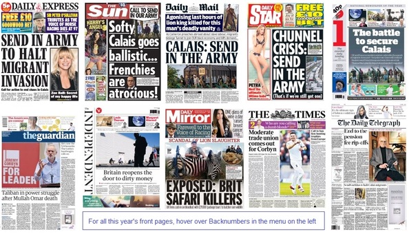 front pages 30-07-15
