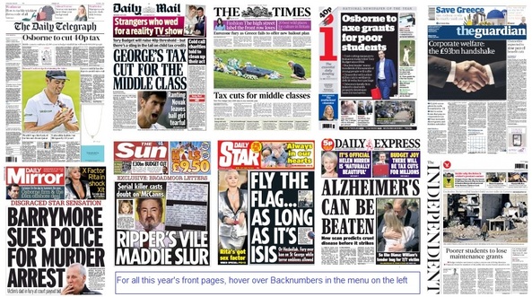 front pages 08-07-15