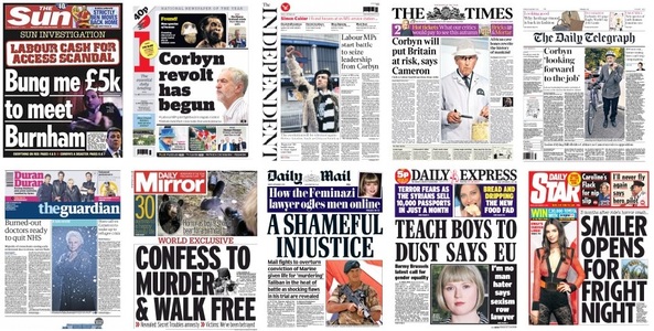front pages 11-09-15