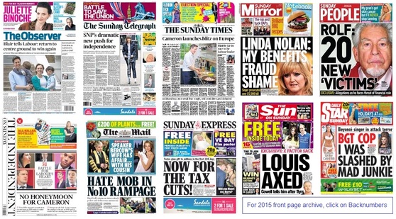 front pages 103-05-15