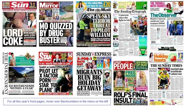 front pages 26-07-15