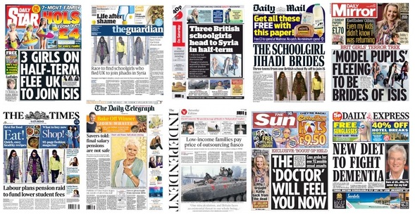 front pages 21-02-15
