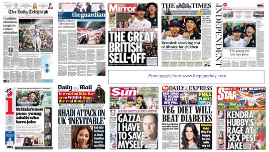 front pages 27-12-15