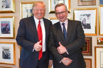 Thumbs up for Trump from Gove