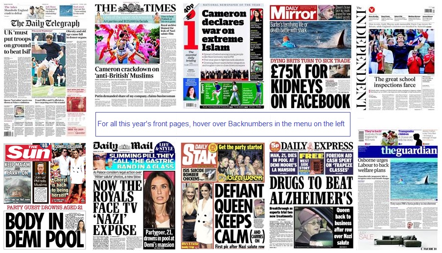 front pages 20-07-15