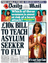Mail £10k to teach migrant to fly