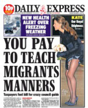 Express pay to teach migrants manners
