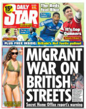 Star Migrant war on streets