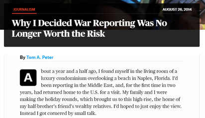 war reporting