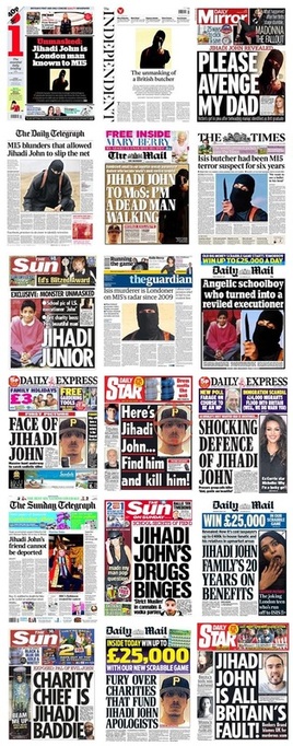 National front pages