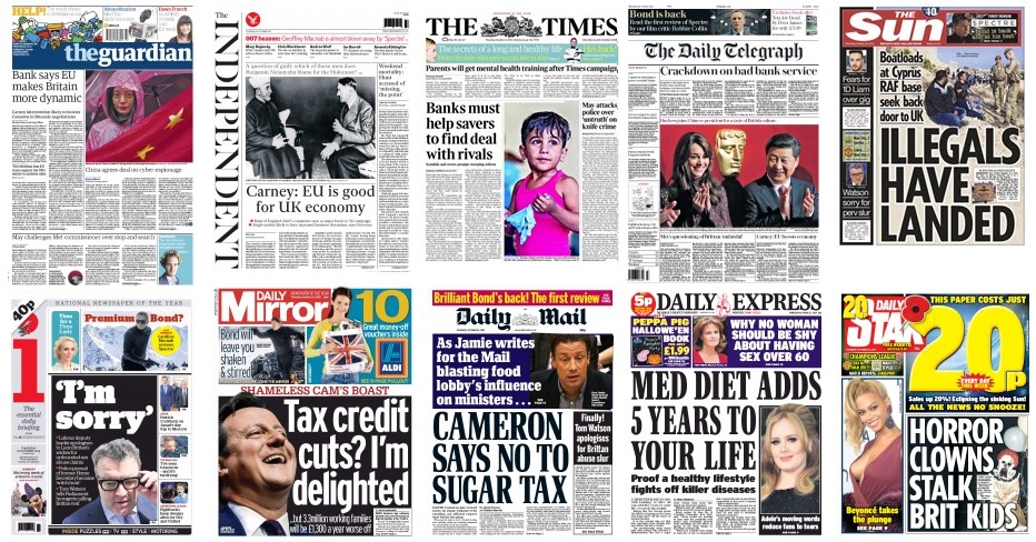 Front pages 22-10-15