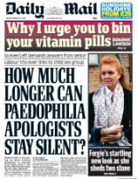 Daily Mail front page 24-02-2014