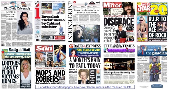 Front pages 30-12-15