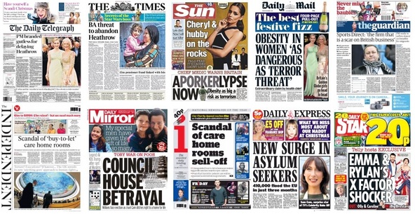 Front pages 11-12-15