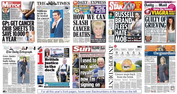 front pages 23-06-15