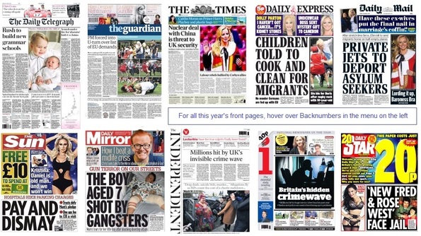 Front pages 16-10-15