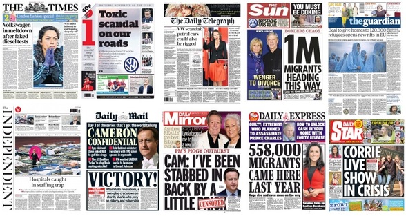 front pages 23-09-15