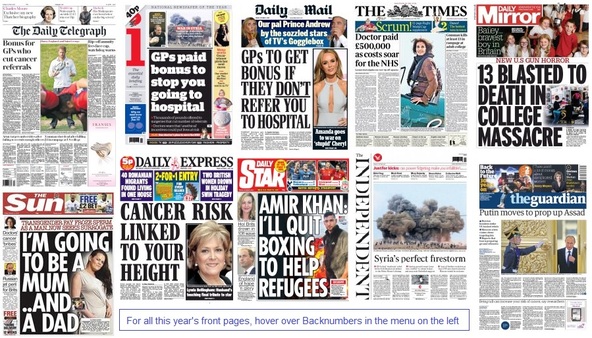 front pages 02-10-15