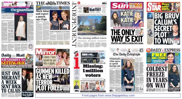 front pages 16-01-2015