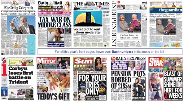 front pages 28-09-15