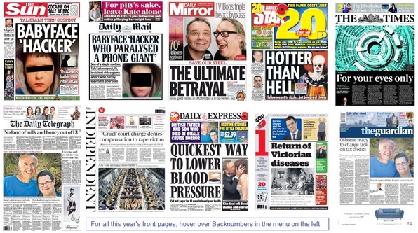 Front pages 28-10-15