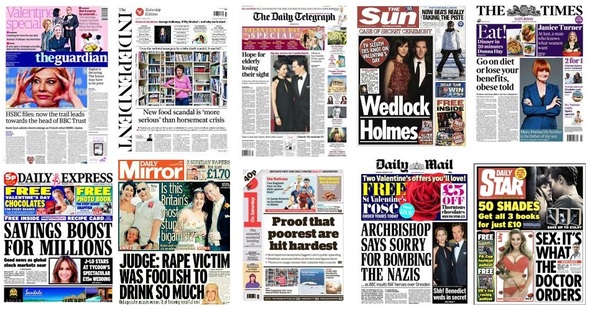front pages 14-02-15