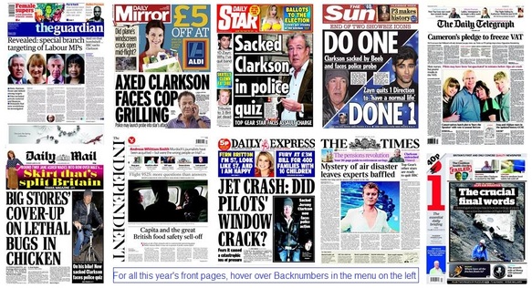 front pages 26-03-15