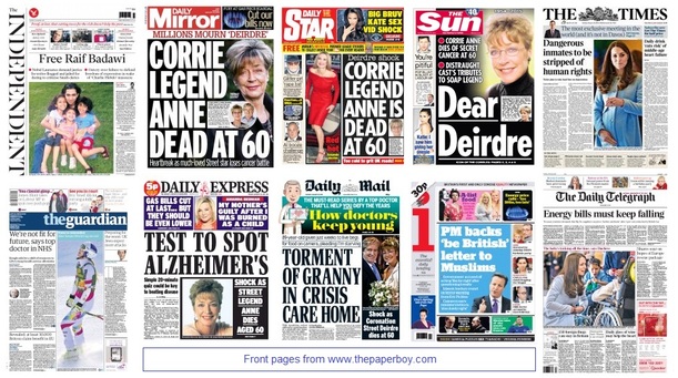 front pages 20-01-15