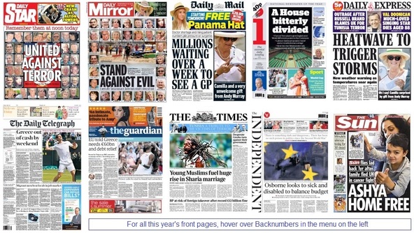 front pages 03-07-15