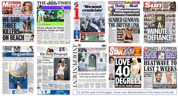 front pages 30-06-15