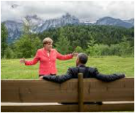 Merkel, Obama G7